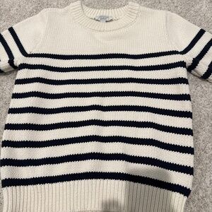 Petite Weekend Collection Striped crew neck